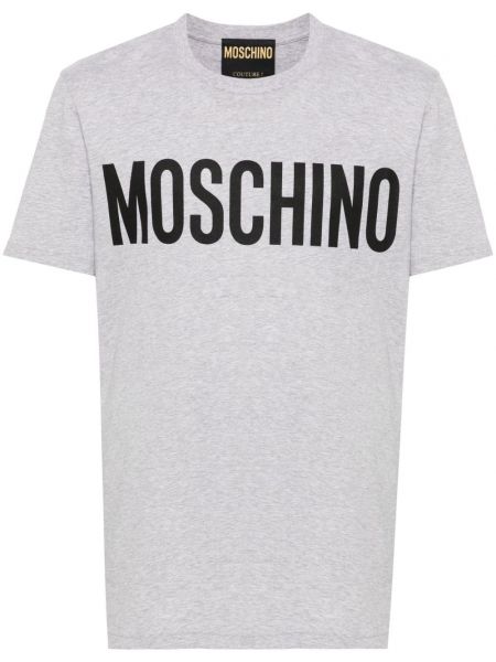 Baskılı tişört Moschino gri