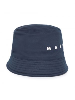 Mütze mit stickerei Marni blau