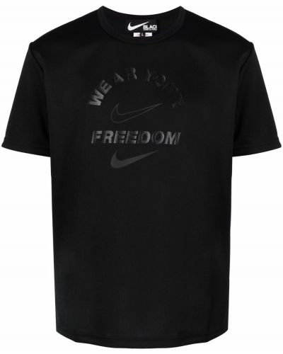 Camiseta con estampado Black Comme Des Garçons negro