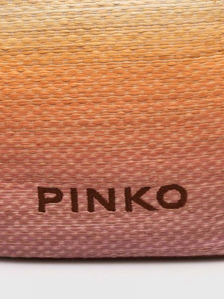 Пляжная сумка Pinko бежевая