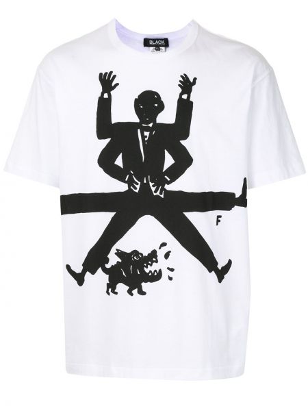 Camiseta con estampado Black Comme Des Garçons