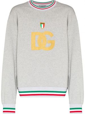 Trykt genser Dolce & Gabbana grå