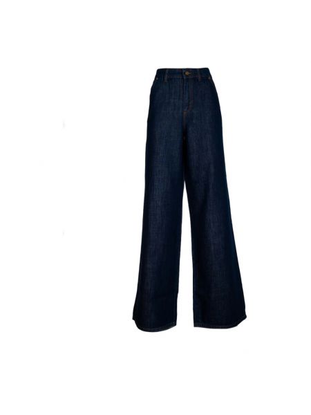 High waist bootcut jeans Iblues blau