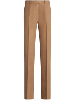 Pantaloni plissettati Etro marrone