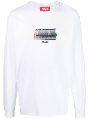 T-shirt aus baumwoll 032c weiß