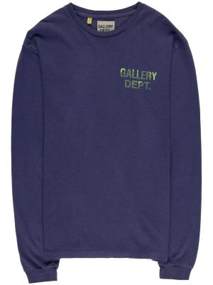 Koszulka z nadrukiem Gallery Dept. niebieska