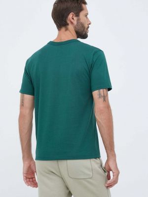 Bavlněné tričko s potiskem New Balance zelené