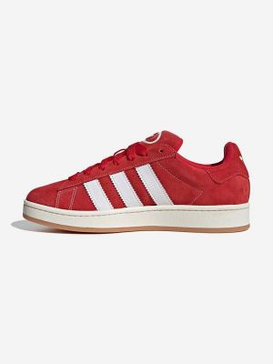 Sneakerși din piele Adidas Originals roșu