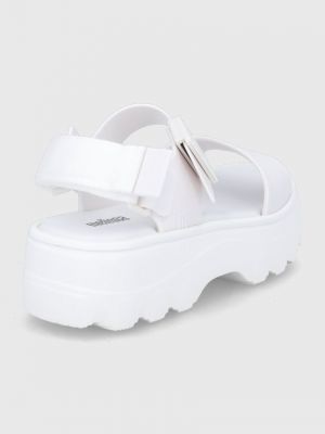 Sandale cu platformă Melissa alb