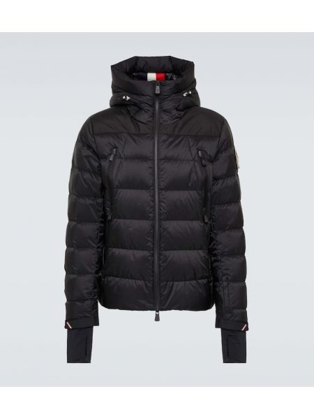 Chaqueta de plumas con plumas Moncler Grenoble negro