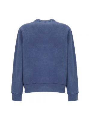 Sweatshirt aus baumwoll mit rundem ausschnitt Ralph Lauren blau