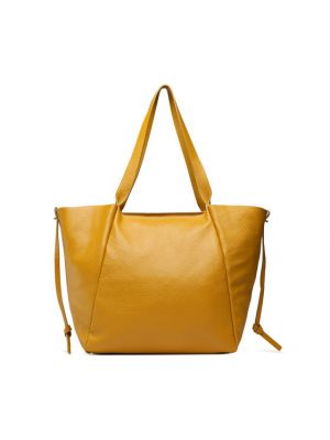 Τσάντα shopper Creole κίτρινο