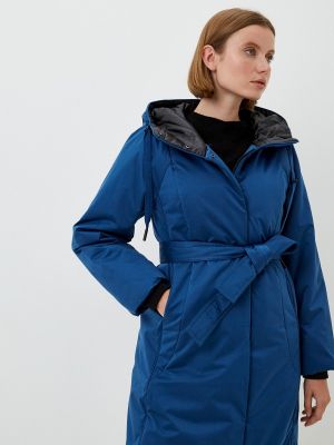 Утепленная демисезонная куртка D`imma синяя