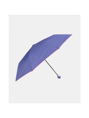 Paraguas con estampado Perletti azul