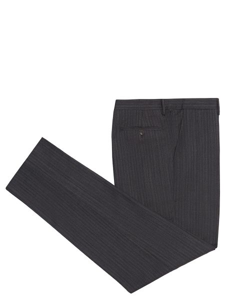 Шерстяные классические брюки Etro коричневые