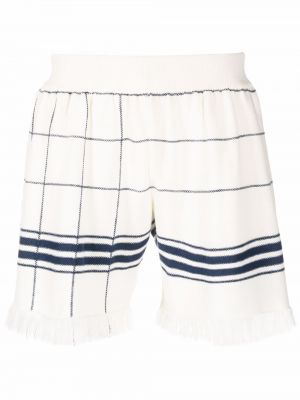 Frynser shorts Maison Margiela hvit