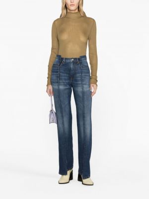 Straight jeans Victoria Beckham blau