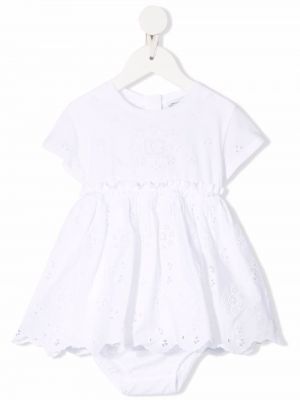 Dress for jenter Dolce & Gabbana Kids hvit