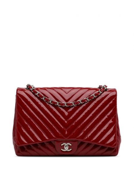 Чанта за ръка Chanel Pre-owned червено