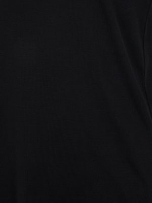 Camiseta sin mangas de algodón Lemaire negro