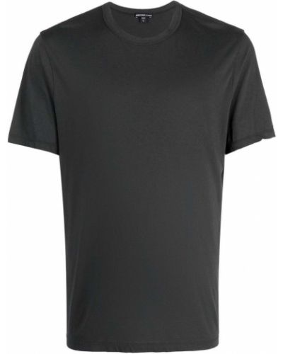 Bavlnené tričko James Perse sivá