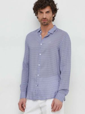 Košile Armani Exchange fialová