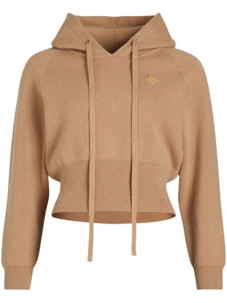 Triko hoodie Patou kahverengi