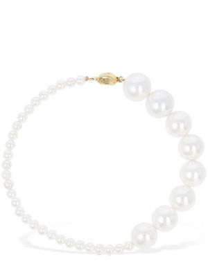Náhrdelník s perlami s přechodem barev Timeless Pearly zlatý