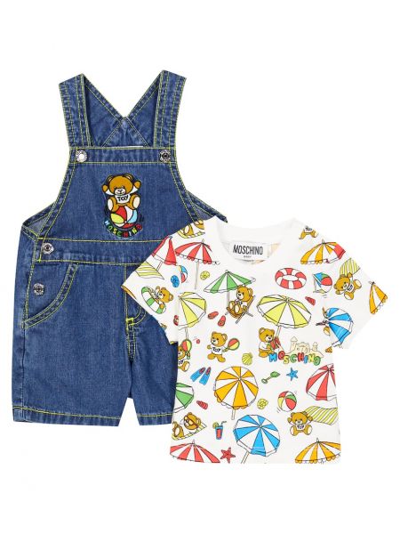 Bomuld overall for piger Moschino Kids