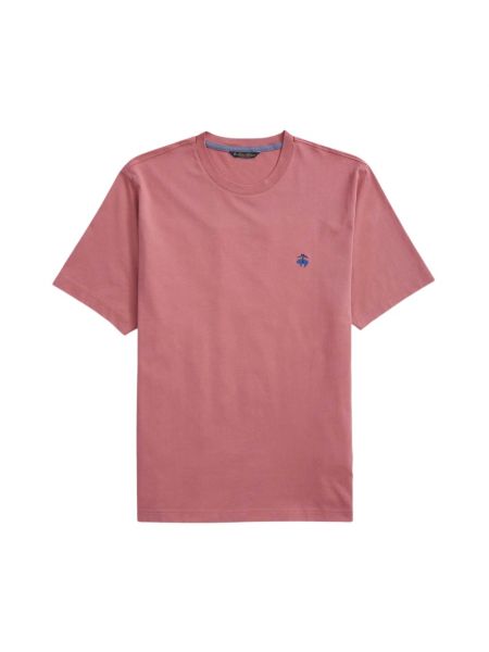 T-shirt en coton Brooks Brothers rose