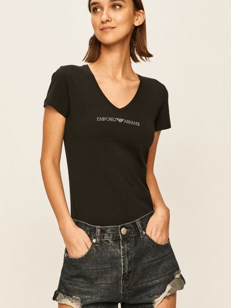 Тениска Emporio Armani Underwear черно