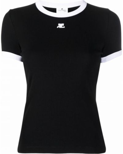 Camiseta Courrèges negro