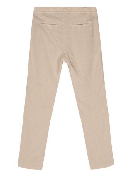 Lněné rovné kalhoty 120% Lino béžové