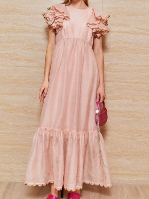 Платье Zimmermann розовое