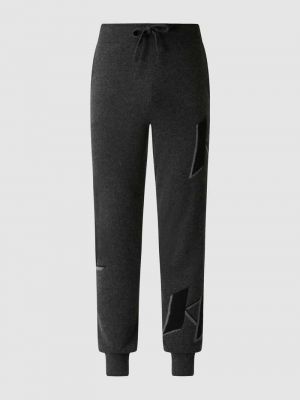Spodnie sportowe z kaszmiru Karl Lagerfeld