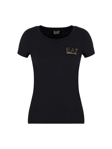 T-shirt slim Ea7 Emporio Armani noir