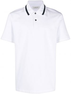 Stripet poloskjorte Lanvin hvit