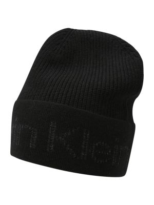 Меланж шапка Calvin Klein черно