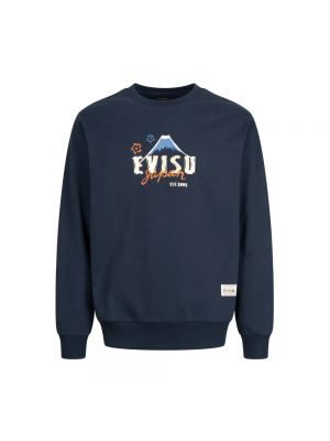 Sweatshirt Evisu blau
