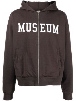 Hoodie Museum Of Peace & Quiet brun