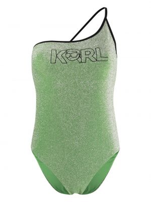 Maudymosi kostiumėlis Karl Lagerfeld žalia