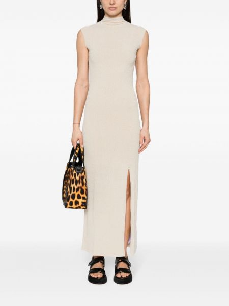 Sukienka długa żakardowa Calvin Klein