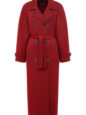 Кашемировое пальто Giorgio Armani красное