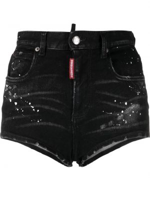 Jeans-shorts Dsquared2 svart