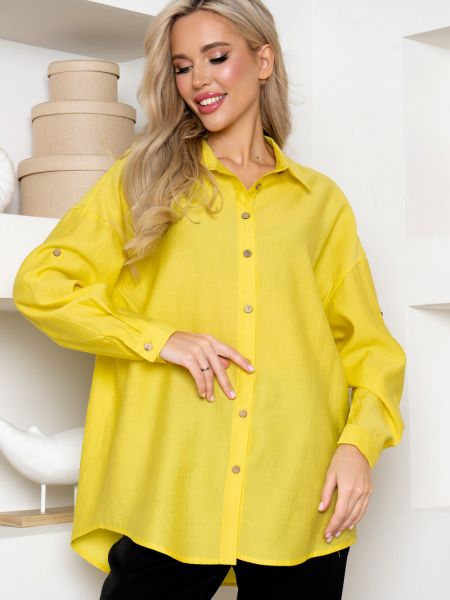Рубашка Open-style желтая