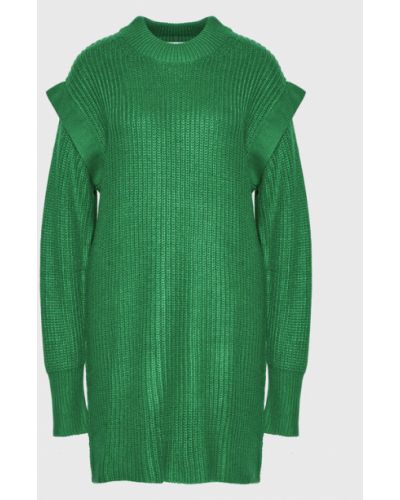 Laza szabású kötött ruha Silvian Heach - zöld