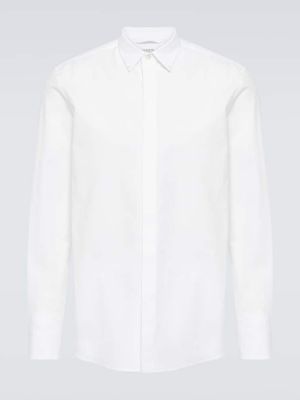 Βαμβακερό πουκάμισο Valentino λευκό