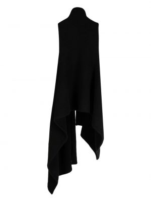 Asymetrická vesta bez rukávů Isabel Benenato černá