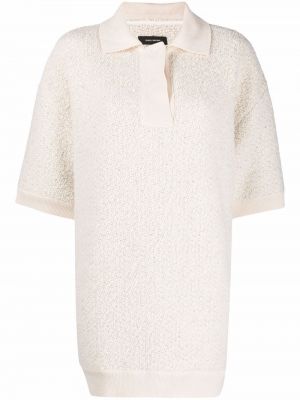 Плетен пуловер Isabel Marant бяло