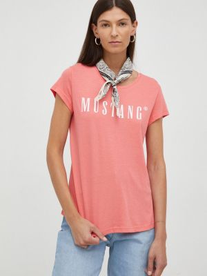 Тениска Mustang розово